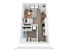 One bedroom floor plan The Mansion_A1